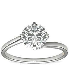 ZAC ZAC POSEN East-West Solitaire Engagement Ring in Platinum